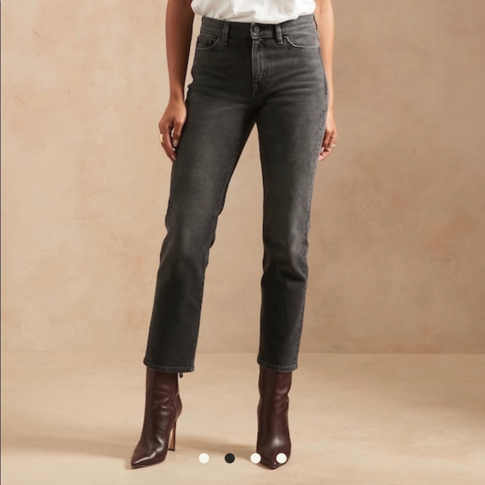 Brand new banana republic straight leg high rise jeans